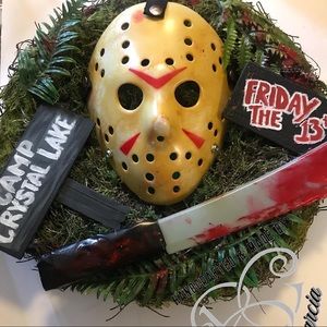 “FRIDAY THE 13th” Inspired Halloween Wreath